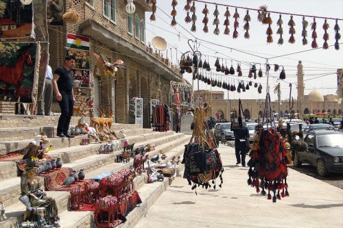 Imágenes de las calles de abajo de la ciudadela. Erbil, Irak. Fotografía: Flickr/ Adam Jones