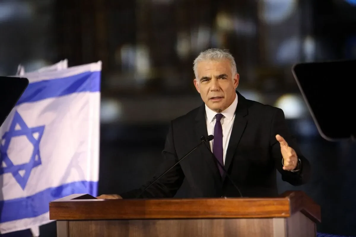 Lapid no habla en serio de un Estado palestino